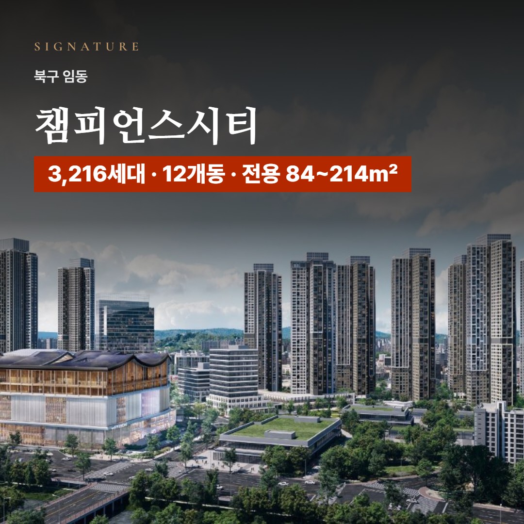 챔피언스시티 특화설계