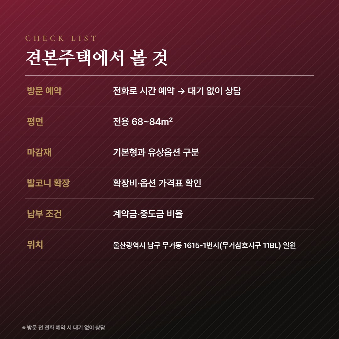 문수로 비스타 더파크 방문체크