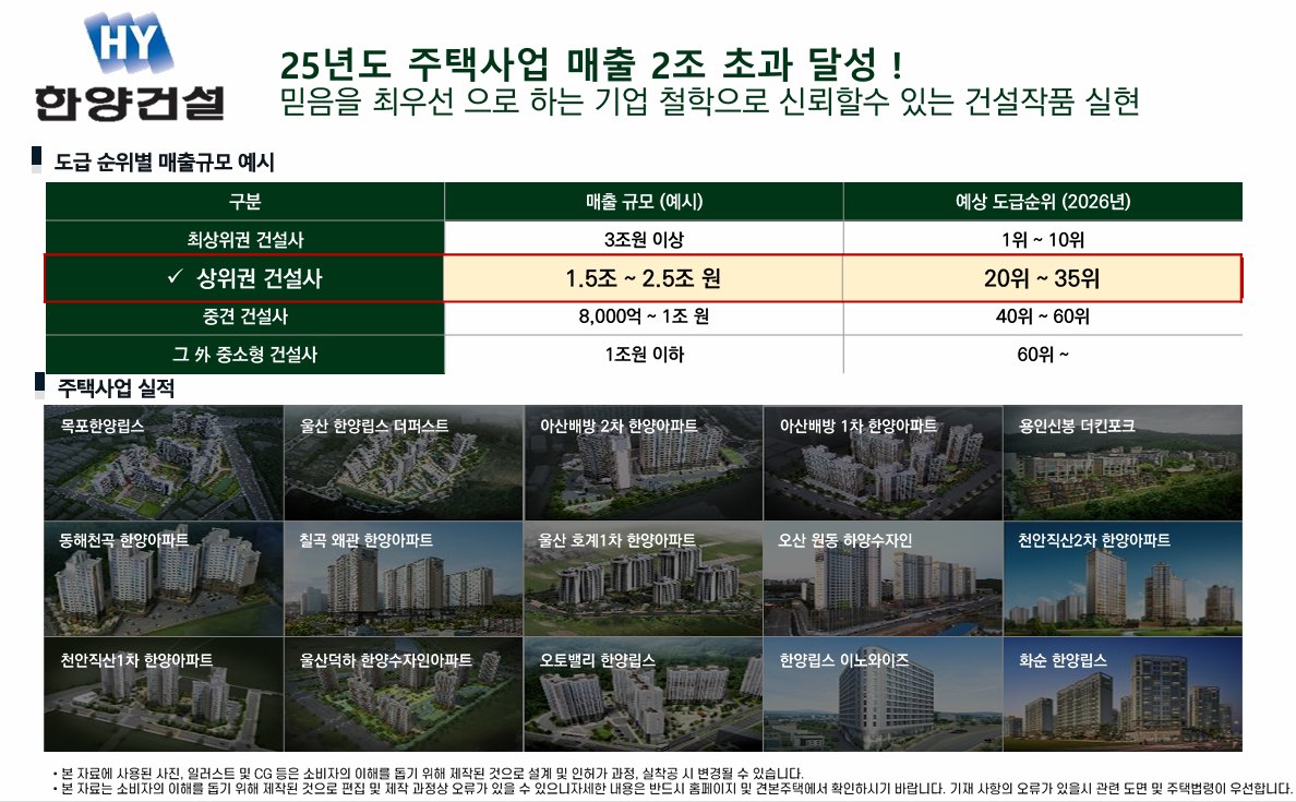 한양건설 소개