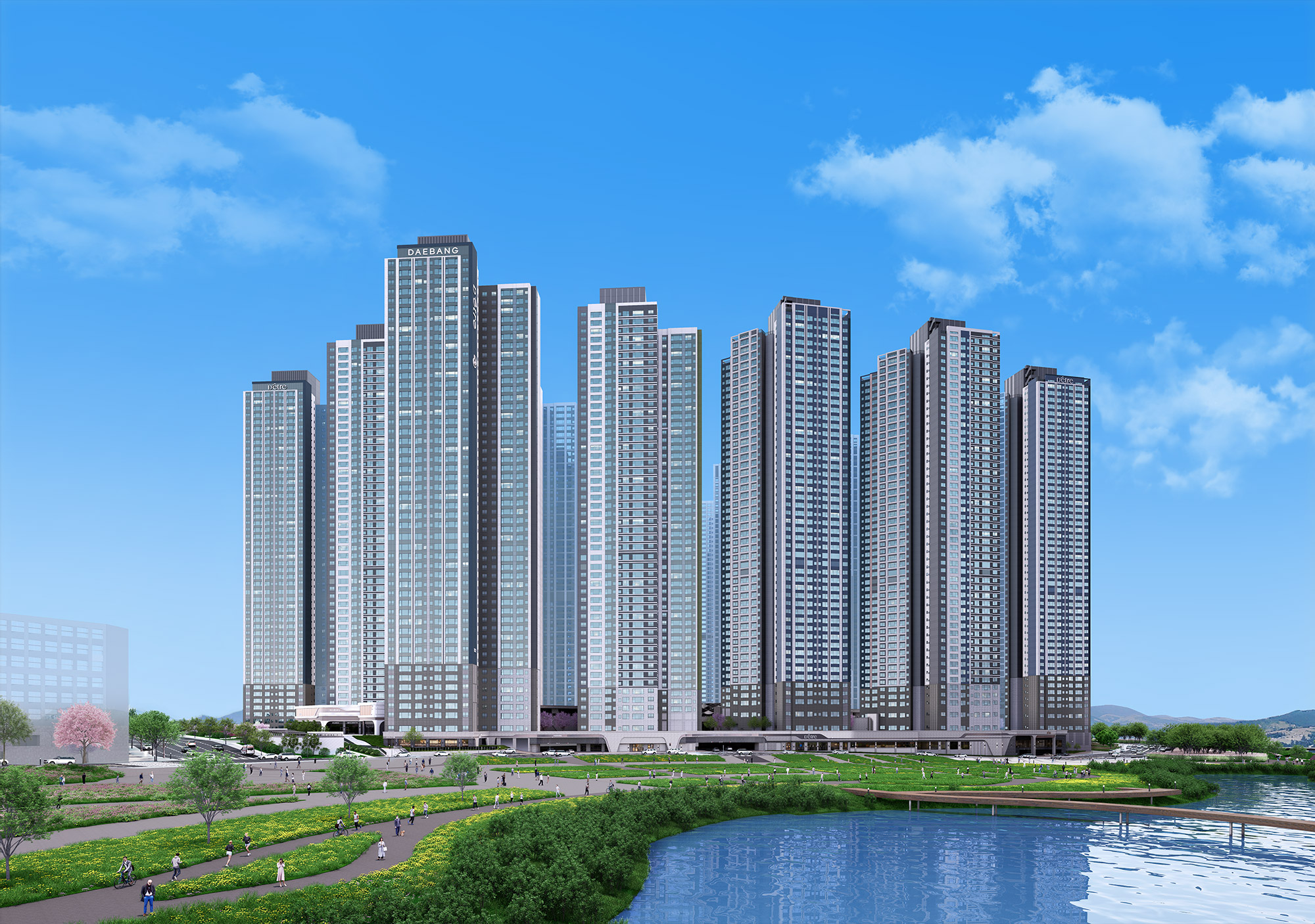 옥정중앙역 대방 디에트르(중상1, 복합1BL) 조감도
