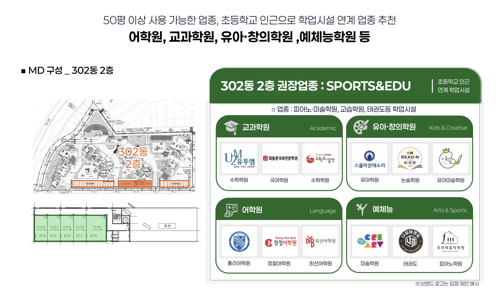 동래 롯데캐슬 시그니처 302동 MD 구성