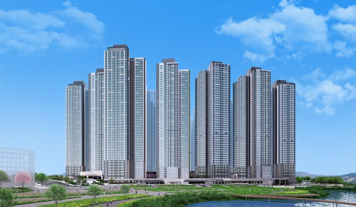 옥정중앙역 대방 디에트르(중상1, 복합1BL) 조감도