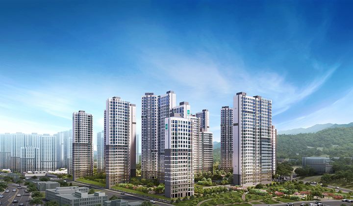 오남역 서희스타힐스 여의재 1단지 조감도